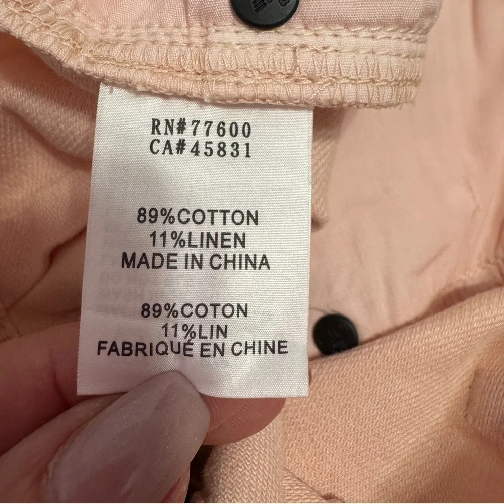SR vs. Sandrine Rose “The Virgin Label” Pink High Rise Straight Leg Jeans SZ 25